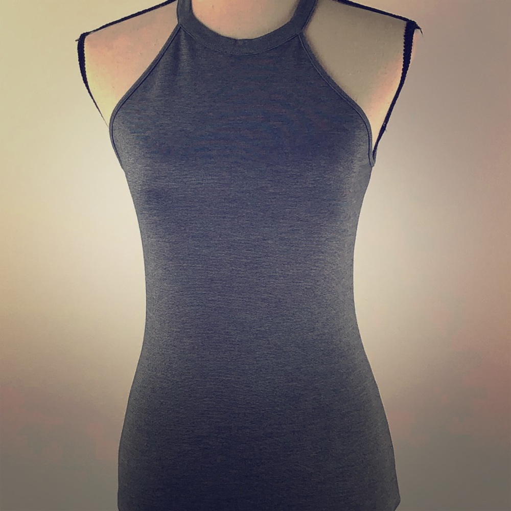 Fitted Grey Dress by Zara